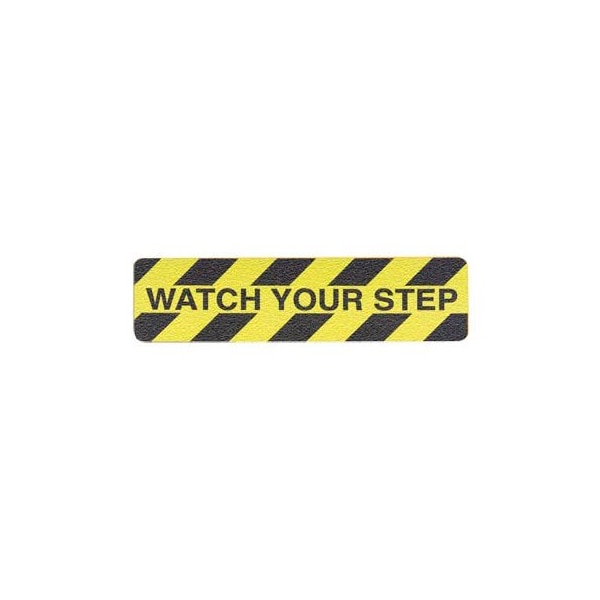 Grit Anti-Slip Tape - Watch Your Step - 6inW